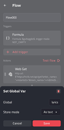 04 Flow action 2 • Set global variable