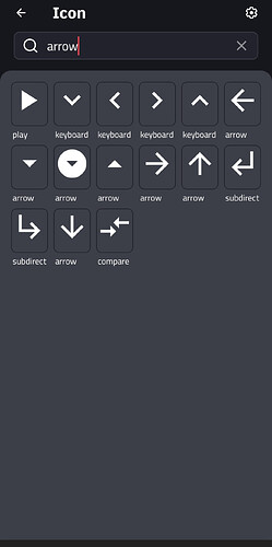 Arrow • Material icons