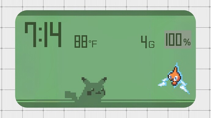 Poketch Digitl Watch - Zoom In