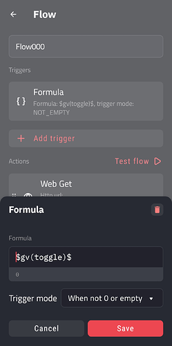 02 Flow trigger • Formula